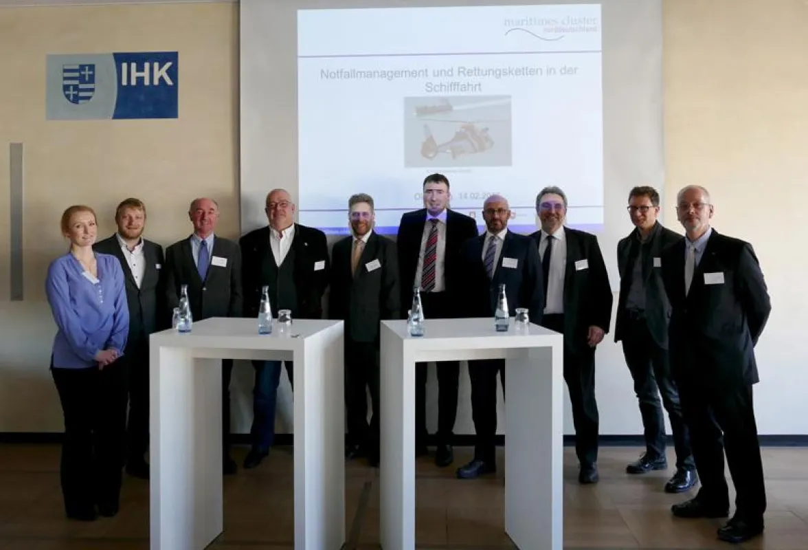 Die Referenten und Organisatoren der Veranstaltung