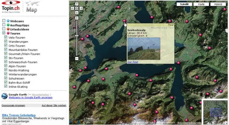 3232 Touren neu auf Topin.ch Bild: 3232 Touren neu auf Topin.ch