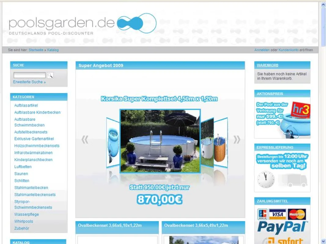 Poolsgarden.de veröffentlicht Eigenmarke