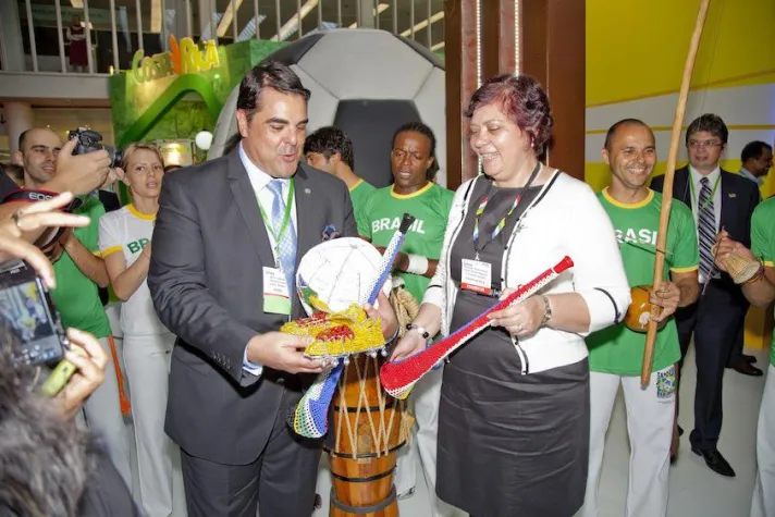 Bild: Furioser Vorgeschmack auf die WM 2014 auf der IMEX