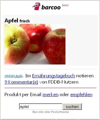 Das Handy als Diätberater Bild: Das Handy als Diätberater