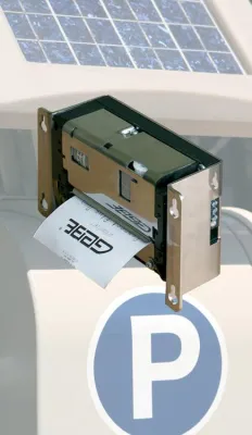 Bild: Druckt auch ohne Netz: GeBE Printer für Parkschein Automaten