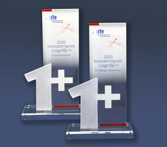 ife-Award 2020 „Innovationspreis Losgröße 1+“ Bild: ife-Award 2020 „Innovationspreis Losgröße 1+“