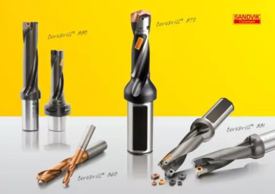 Bild: Sandvik Coromant stellt das Bohren in den Mittelpunkt: Nächste Werkzeuggeneration bietet zahlreiche Vorteile