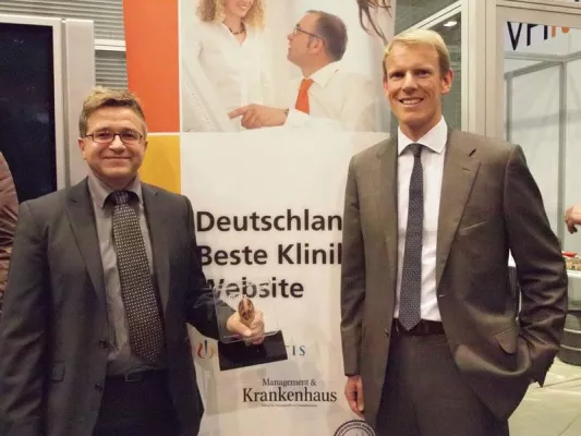 Bild: Anmeldungen zum Wettbewerb „Deutschlands Beste Klinik-Website 2010“ auf Rekordniveau