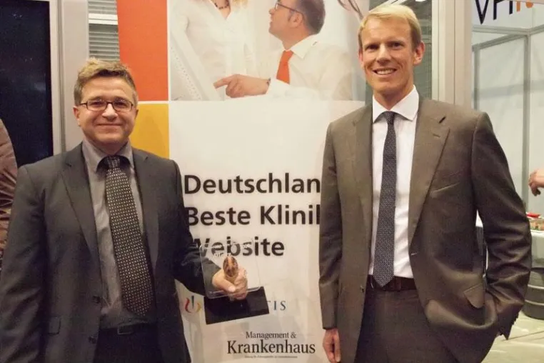 Bild: Anmeldungen zum Wettbewerb „Deutschlands Beste Klinik-Website 2010“ auf Rekordniveau