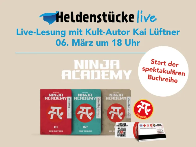 Bild: Bei RTL, im Verein oder beim migo Verlag:  Ninja-Mania – Alle wollen Ninjas werden