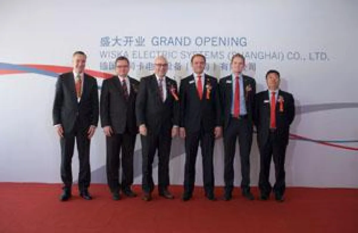 „WISKA eröffnet Shanghai-Niederlassung mit hochrangigen Gästen :