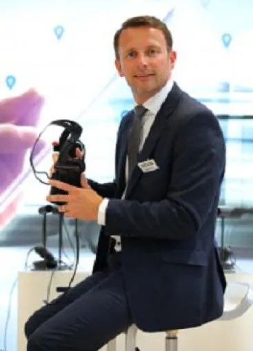 Virtual-Reality-Demonstration: Goodyear Proactive Solutions auf der TIRE COLOGNE 2018 Bild: Virtual-Reality-Demonstration: Goodyear Proactive Solutions auf der TIRE COLOGNE 2018