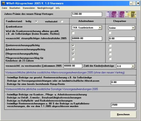 Bild: WiSoft-Rüruprechner 2005: Lohnen sich die neuen Verträge?