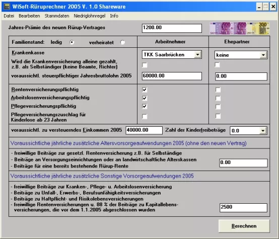 Bild: WiSoft-Rüruprechner 2005: Lohnen sich die neuen Verträge?