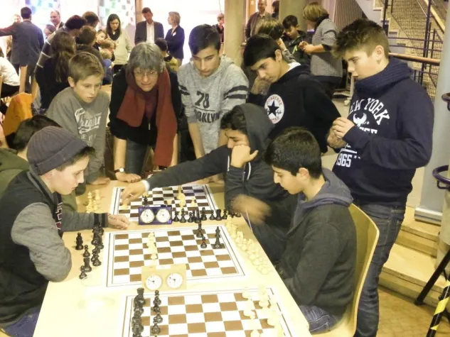 Bild: Schach mit Felix Magath