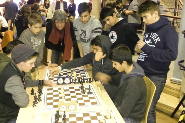 Bild: Schach mit Felix Magath