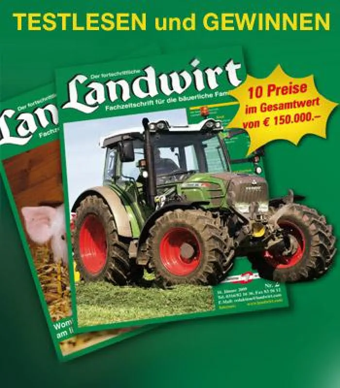Fendt 208 Vario - Der Hauptpreis beim großen Landwirt.com Gewinnspiel