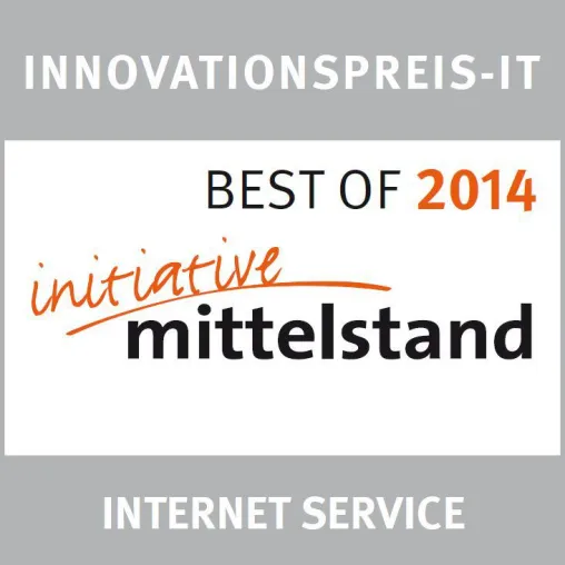 Auszeichnung für billiton internet services GmbH Bild: Auszeichnung für billiton internet services GmbH