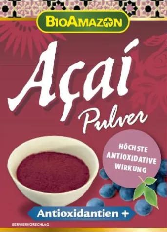 Bild: Acai Pulver von BioAmazon macht fit in der heißen Jahreszeit