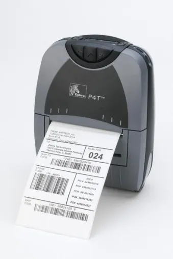 Der Etikettendrucker Zebra P4T/RP4T Bild: Der Etikettendrucker Zebra P4T/RP4T