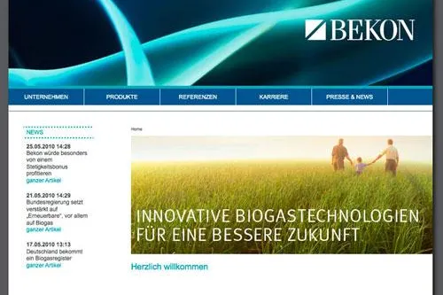 Bild: Neue Bekon Website ist jetzt online
