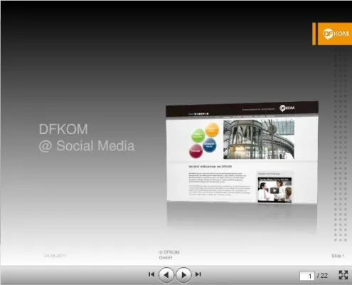 Bild: DFKOM seit 5 Jahren im Social Web