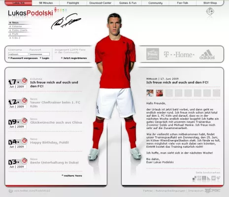 Bild: Lukas Podolski - "Ich freue mich auf euch und den FC"