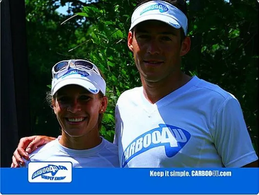 Bild: Carboo4U TuS Griesheim Triathlet Horst Reichel triumphiert bei Merck HEINERMAN Triathlon 2010