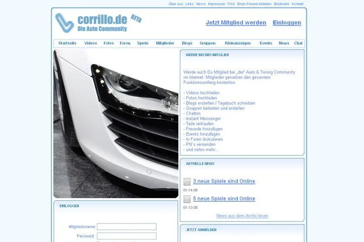 Bild: corrillo.de - Die Auto & Tuning Community geht Online