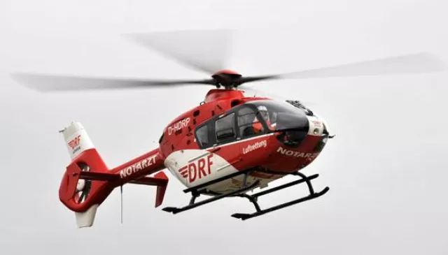 Bild: DRF Luftrettung Leonberg - Erster Hubschrauber mit neuer Lackierung im Einsatz