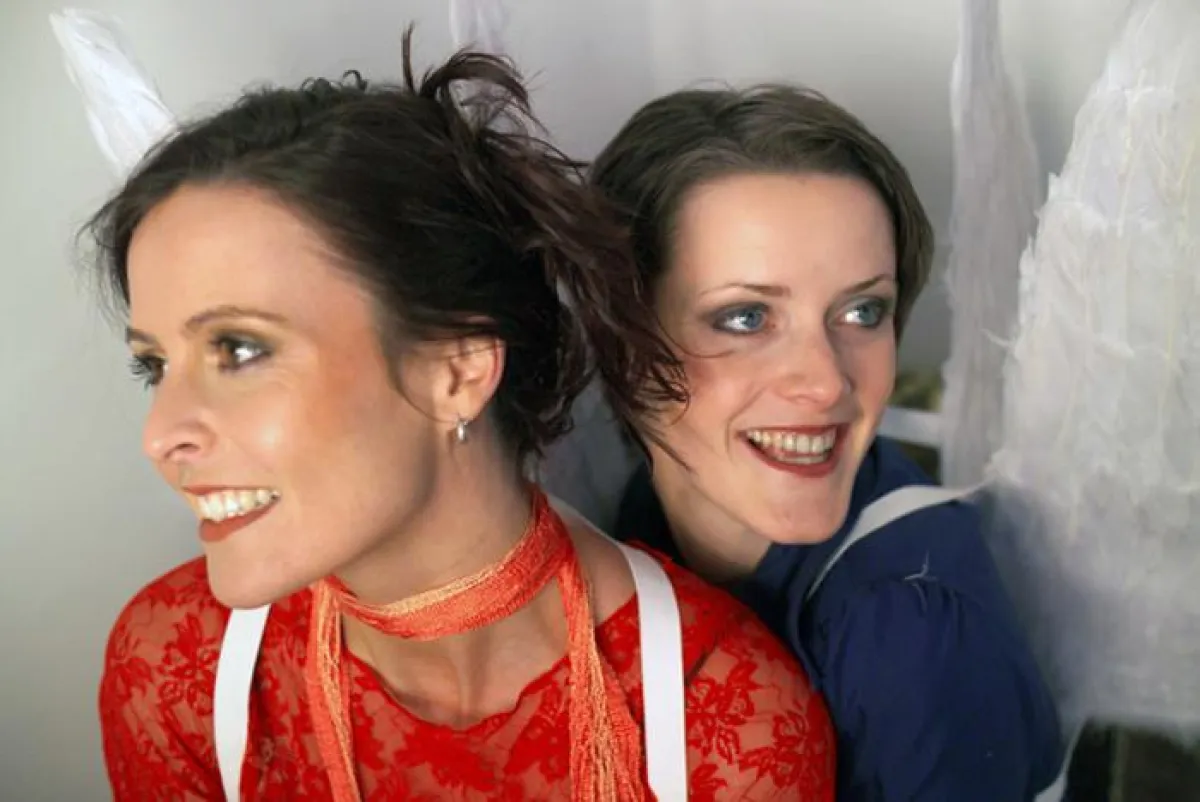 Claudia und Antje Steffan sind Sistéria und unterhalten die jungen Gäste