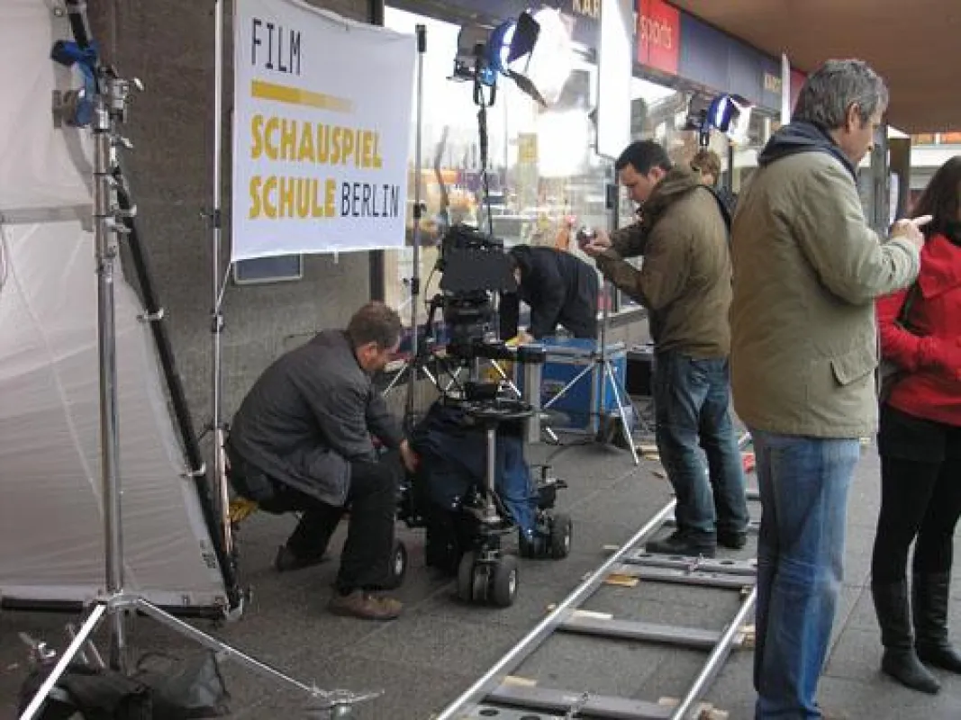 Dreharbeiten der Filmschauspielschule Berlin