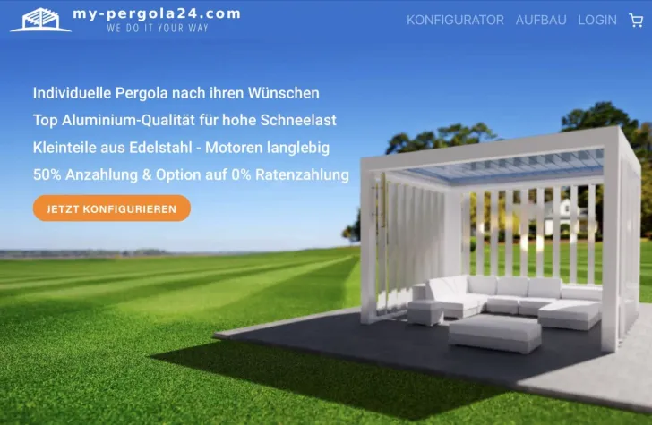Bild: Pergola 2021: Individuell planen