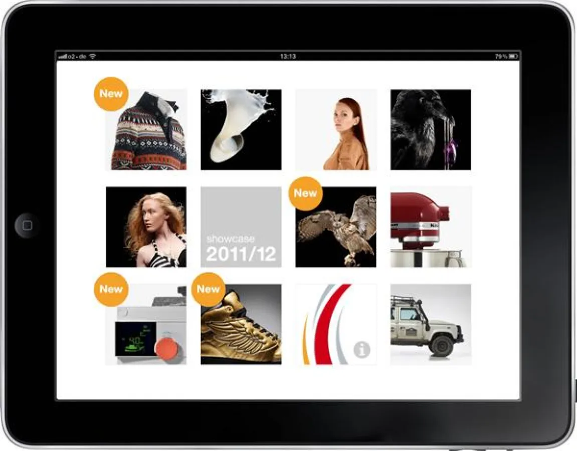 Startbild der 360ties-App fürs iPad