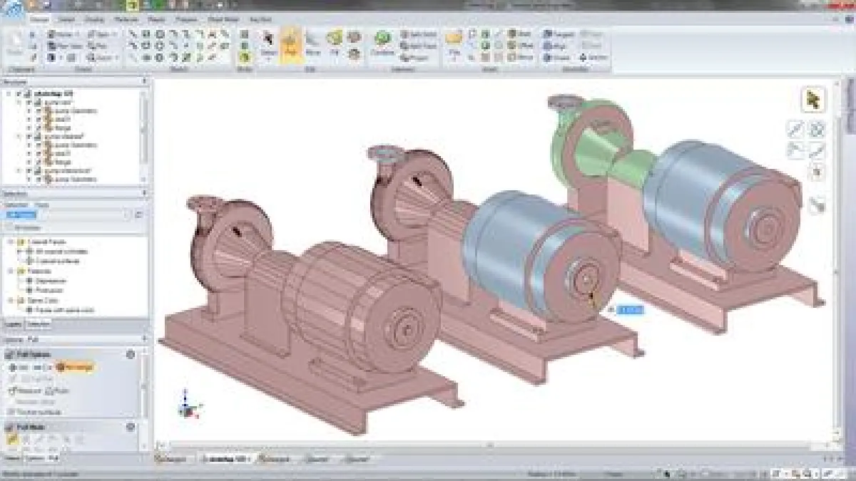 SpaceClaim 2012 verbessert das Ergebnis beim Import von SketchUp-Modellen