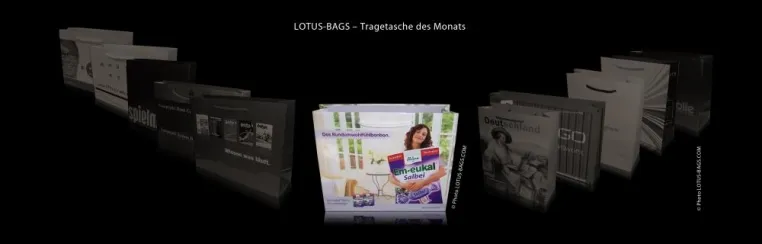 LOTUS BAGS Papiertragetaschen – Tragetasche des Monats Bild: LOTUS BAGS Papiertragetaschen – Tragetasche des Monats