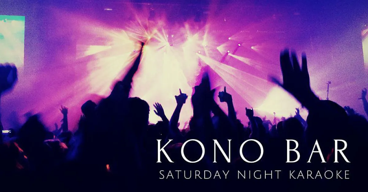 Die Bühne ist ein echtes Highlight für das von #KaraokeLibertatia veranstaltete Event