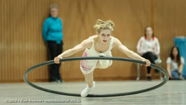 Bild: 1. Qualifikationswettkampf für die Rhönrad-Weltmeisterschaften 2018