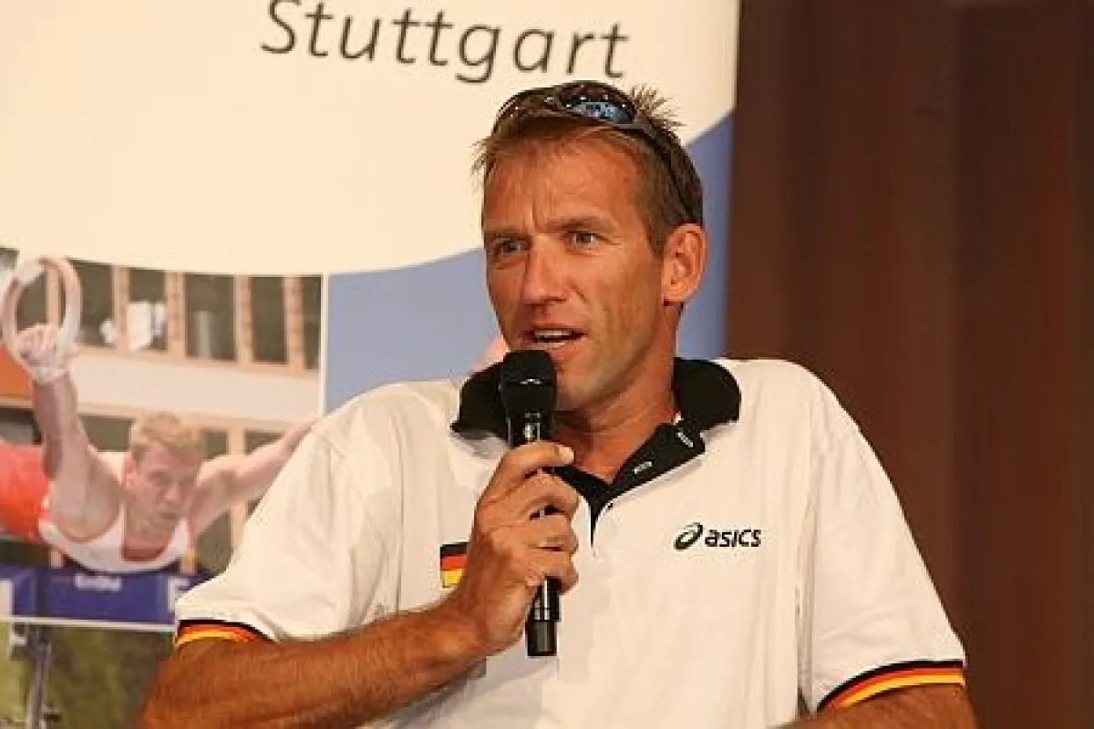 Jörg Ahmann schlug beim sport talk in Weinstadt eine Bresche für den Volleyballsport in den öffentlichen Medien. (Fotohinweis: M. Bechert)