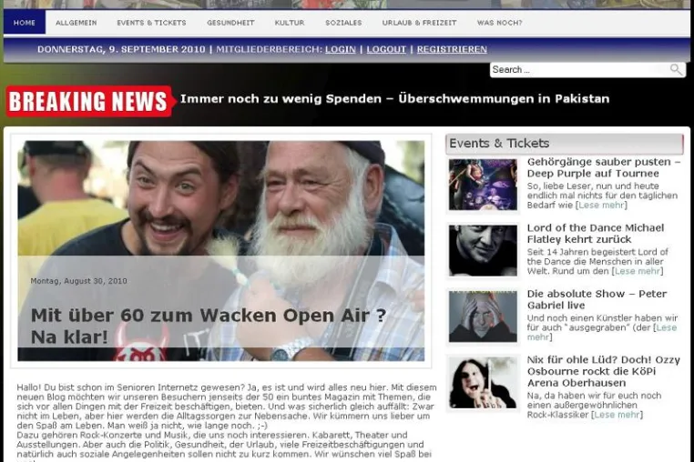 Bild: Senioren InterNetz Blog | Für Menschen 50plus, die noch rocken möchten