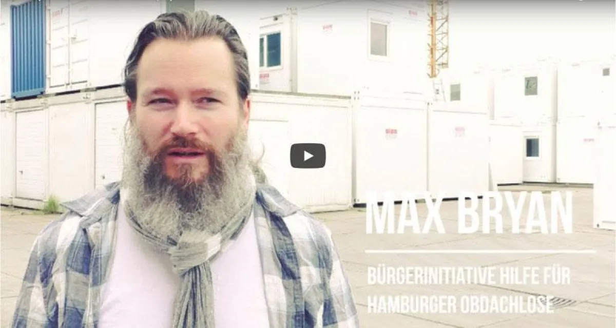 Obdachlosenhelfer Max Bryan gründete das 
