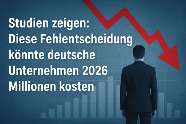 Bild: Studien zeigen: Diese Fehlentscheidung könnte deutsche Unternehmen 2026 Millionen kosten