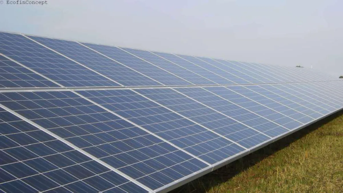 Solarpark EcofinConcept in Betrieb (Symbolfoto)