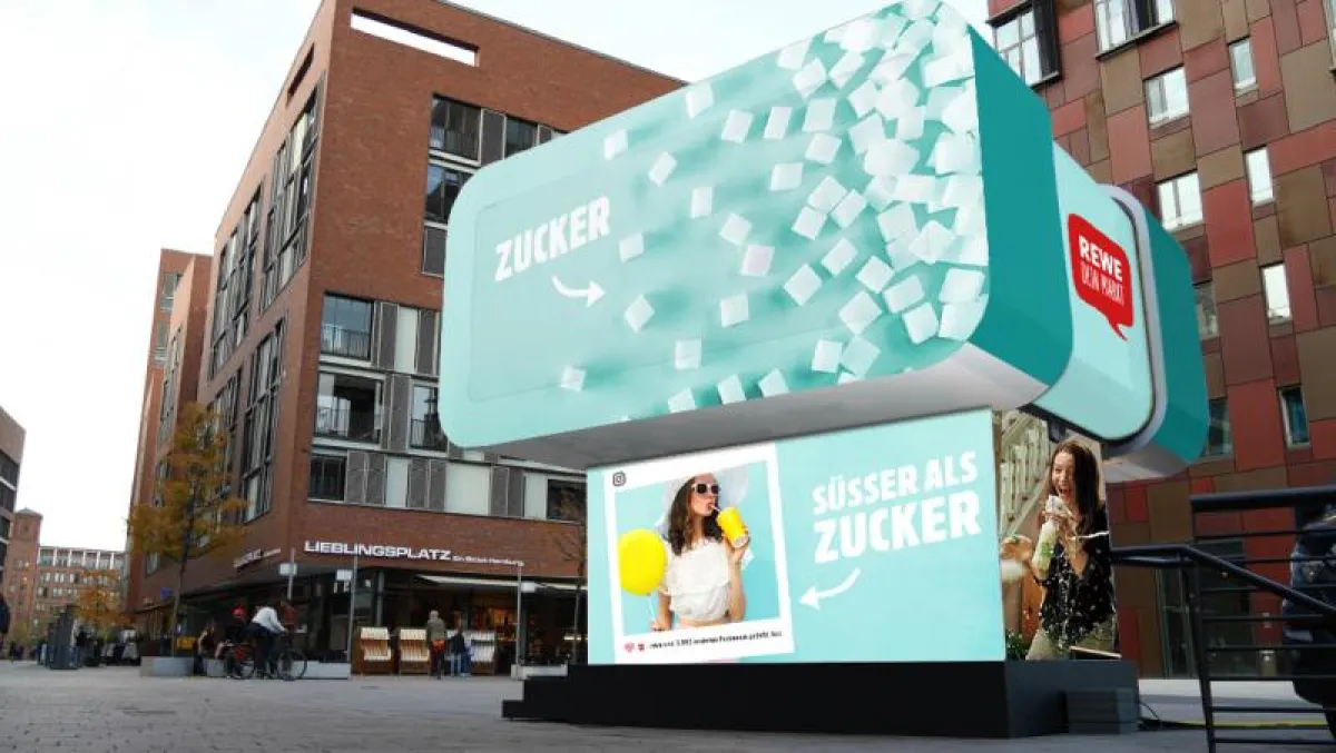 REWE freut sich auf viele Selfie-Fans im SugarCube