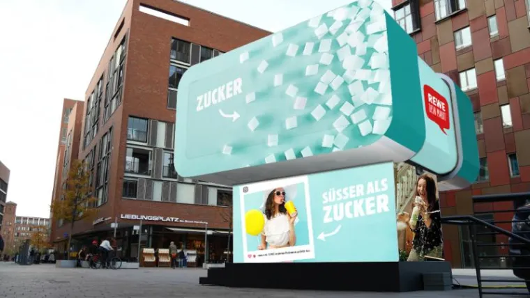 Bild: „Lebensfreude – und zwar mit weniger Zucker!“