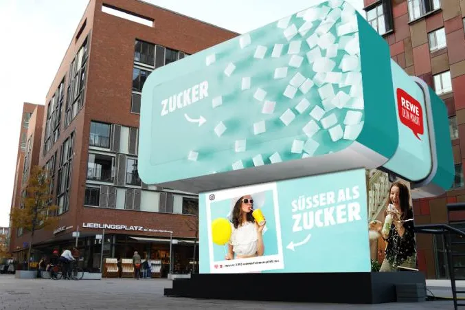 „Lebensfreude – und zwar mit weniger Zucker!“ Bild: „Lebensfreude – und zwar mit weniger Zucker!“