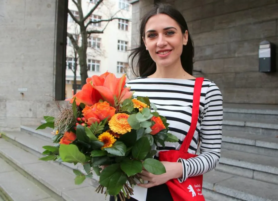 Madalina Pruteanu aus Rumänien erhält in diesem Jahr den DAAD-Preis für herausragende ausländische Studierende an der HWR Berlin ()