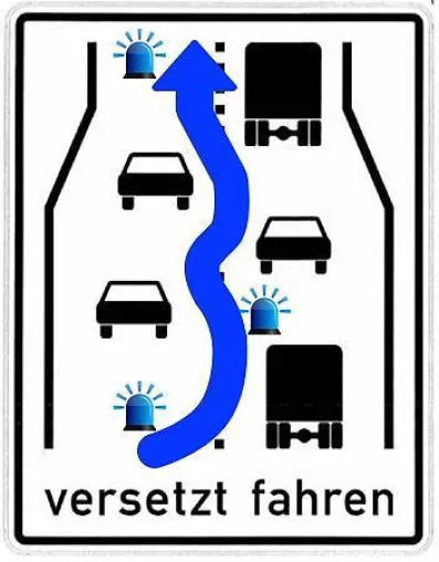 Bild: Sicherheit auf Autobahnen