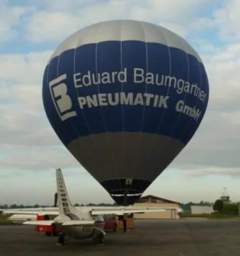 Ein neuer Ballon im unendlichen Luftmeer über der Region Bild: Ein neuer Ballon im unendlichen Luftmeer über der Region