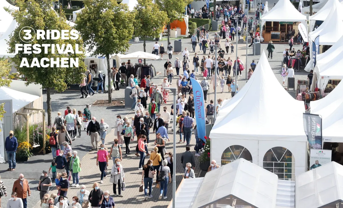 Das 3RIDES-Festival startet erstmals am 13. - 15. Mai (© CHIO Aachen)