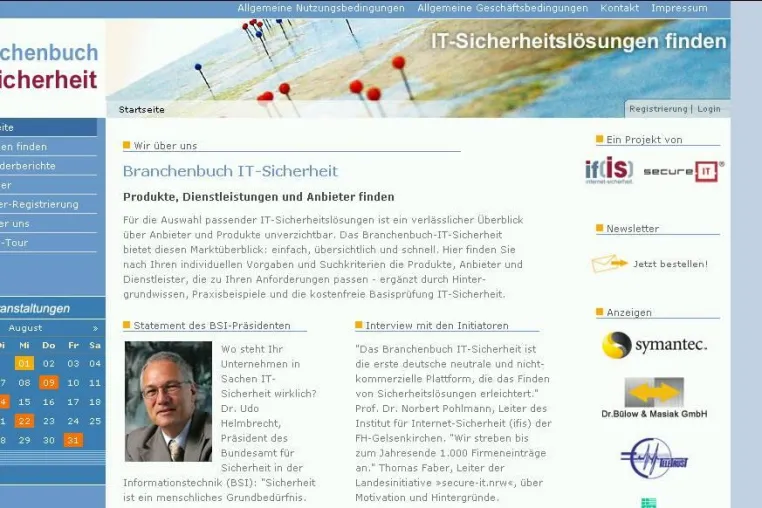Bild: Neuer Ratgeber für Firmen und Privatpersonen im Internet - Branchenbuch IT-Sicherheit