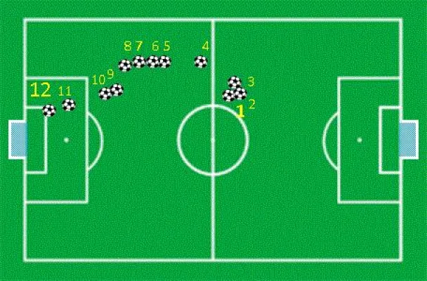 Bild: Marko Pantelic (Hertha BSC Berlin) siegt beim BallConTouches–Wettbewerb - Er schafft das Triple