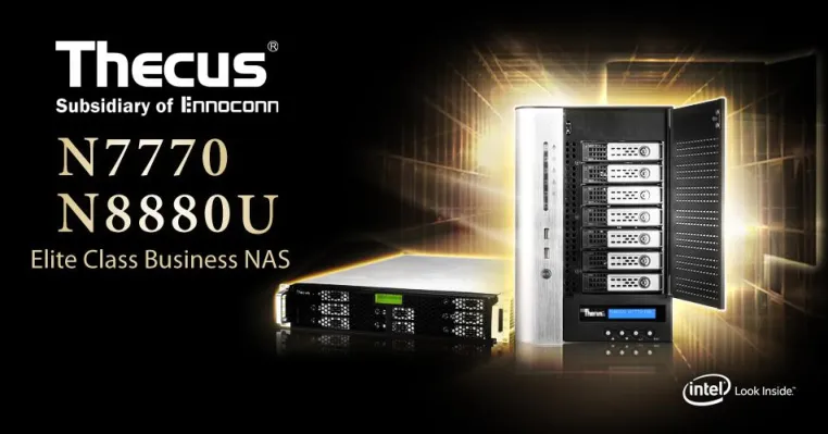 Bild: Thecus® bringt neue KMU/Enterprise NAS N7770 und N8880U heraus